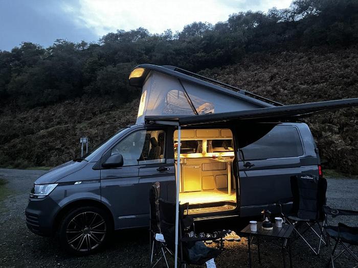 Hamish Campervan in scotland